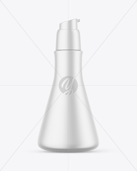 Metallic Pump Bottle Mockup