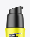 Metallic Pump Bottle Mockup