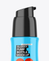 Glossy Pump Bottle Mockup