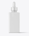 Matte Square Dropper Bottle Mockup