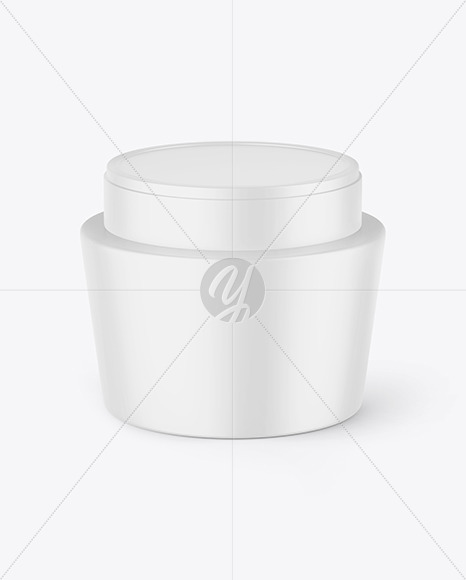 Matte Cosmetic Jar Mockup Matte Cosmetic Jar Mockup