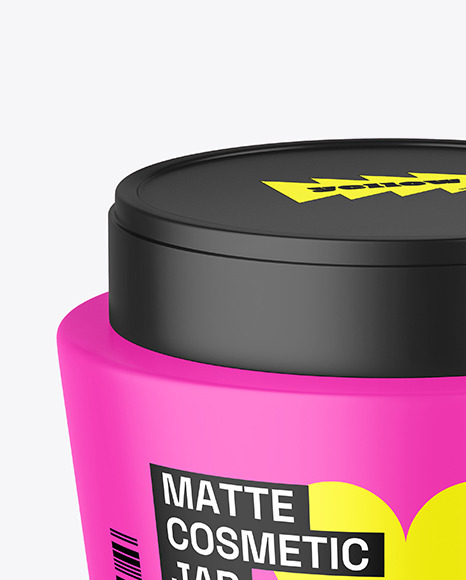 Matte Cosmetic Jar Mockup Matte Cosmetic Jar Mockup