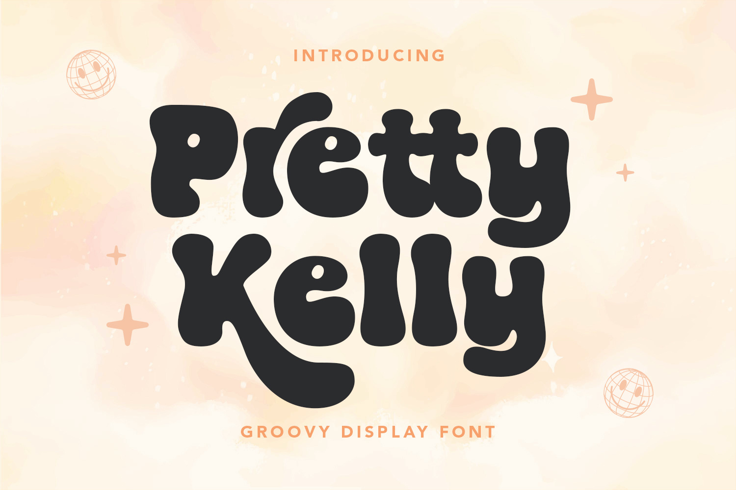 Pretty Kelly - Groovy Display font