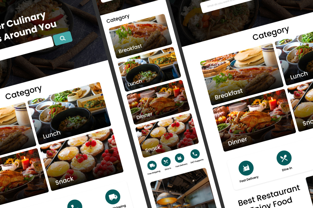 Foodies - Food Delivery Landing Page