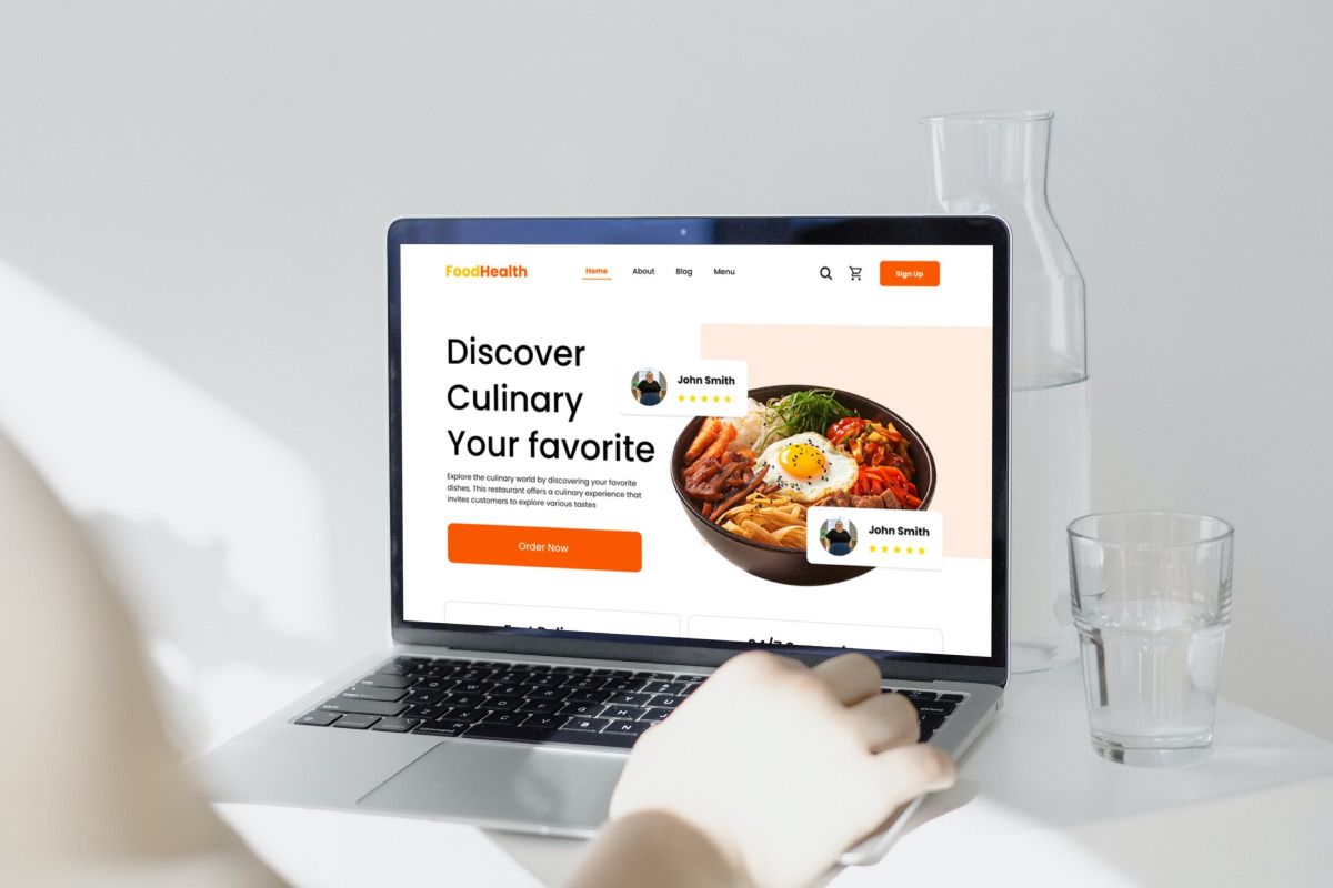 FoodHealth - Food Delivery Landing Page