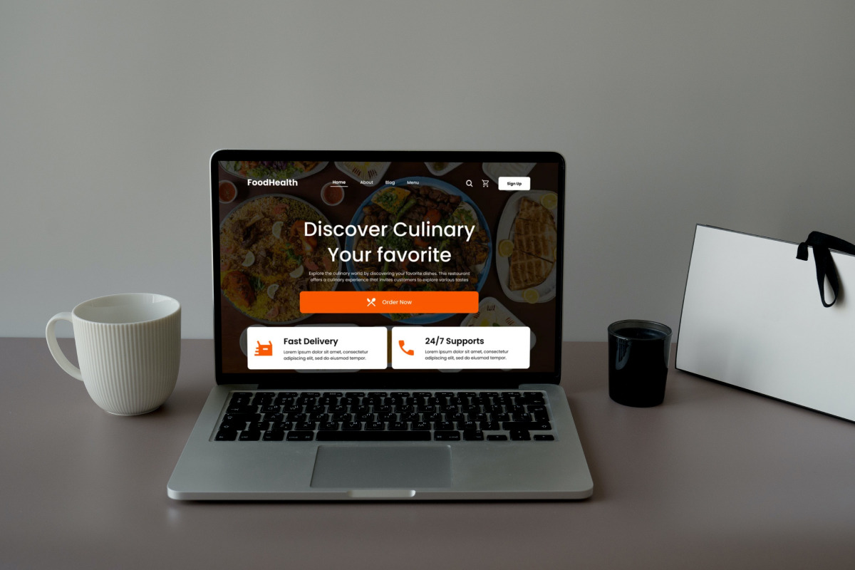 FoodHealth - Food Delivery Landing Page V2