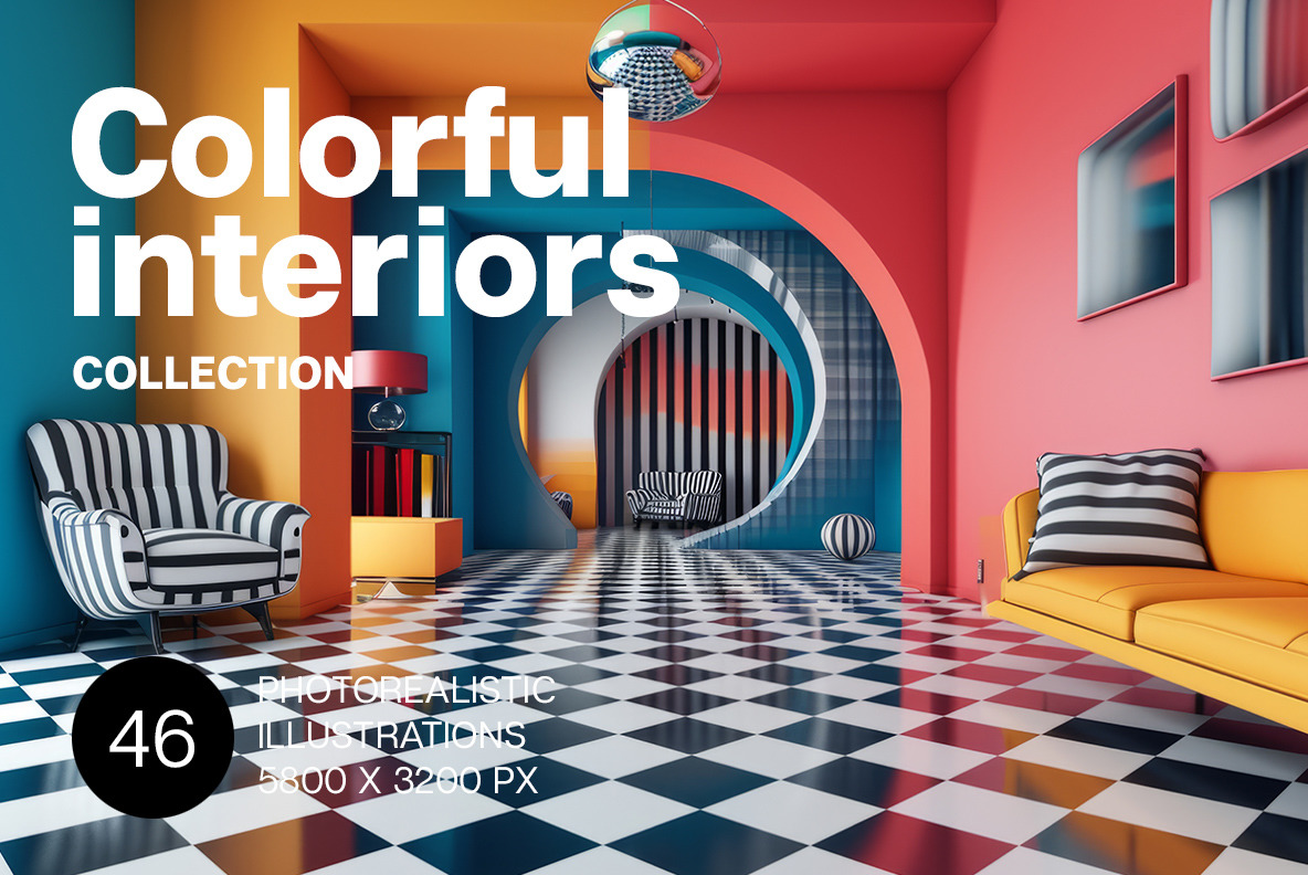 Colorful interiors Colorful interiors