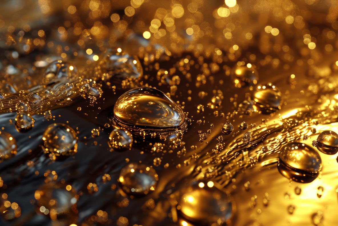 Golden drops