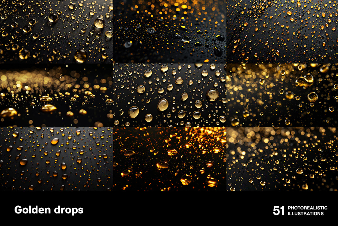 Golden drops Golden drops