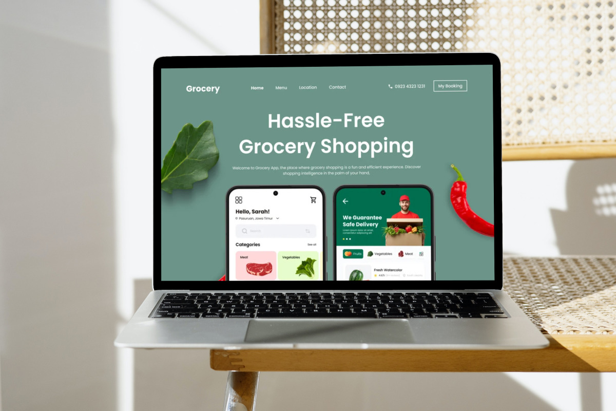 Grocery - Food Delivery Landing Page V2