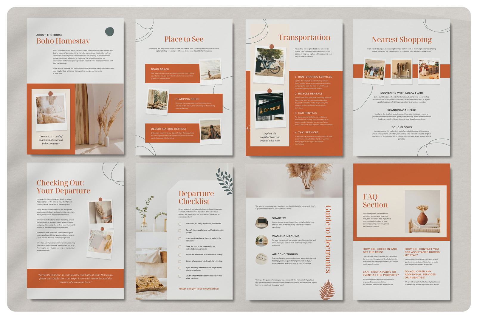 LAZITS Airbnb Welcome Book Template