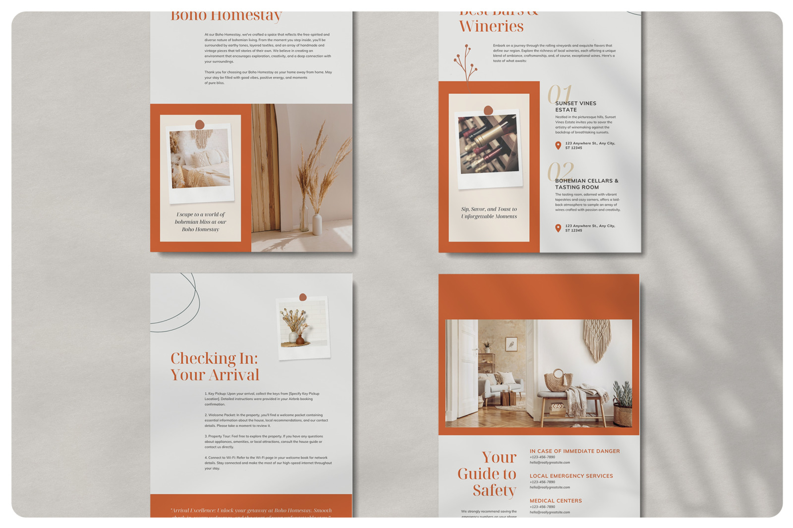 LAZITS Airbnb Welcome Book Template