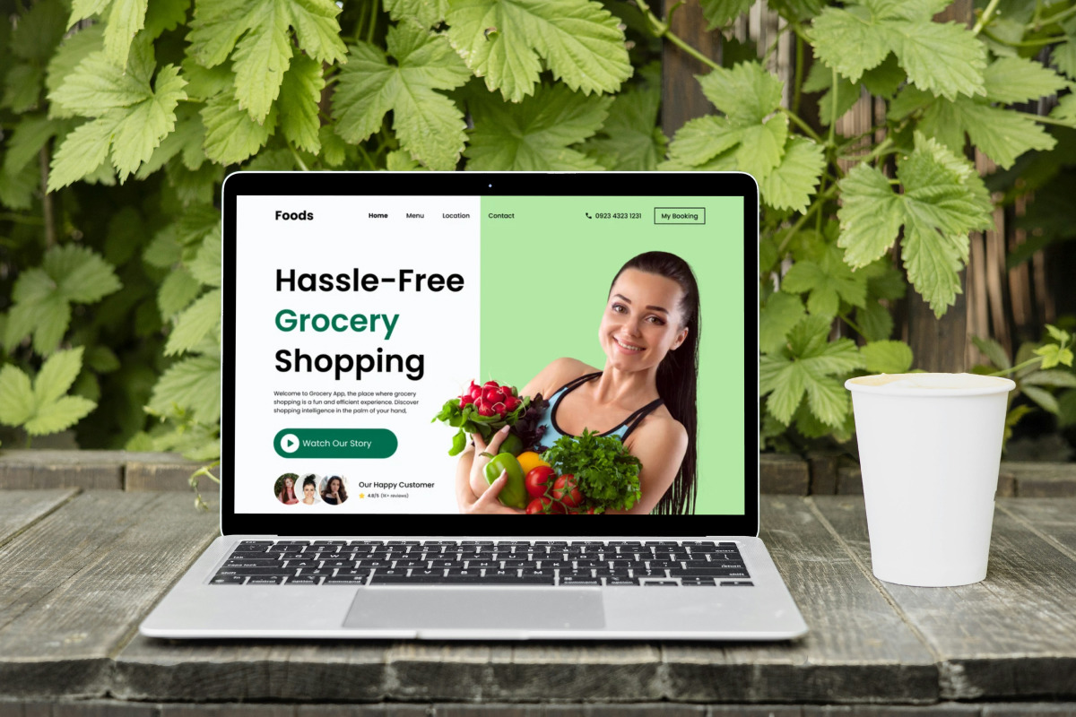 Foods - Grocery Landing Page