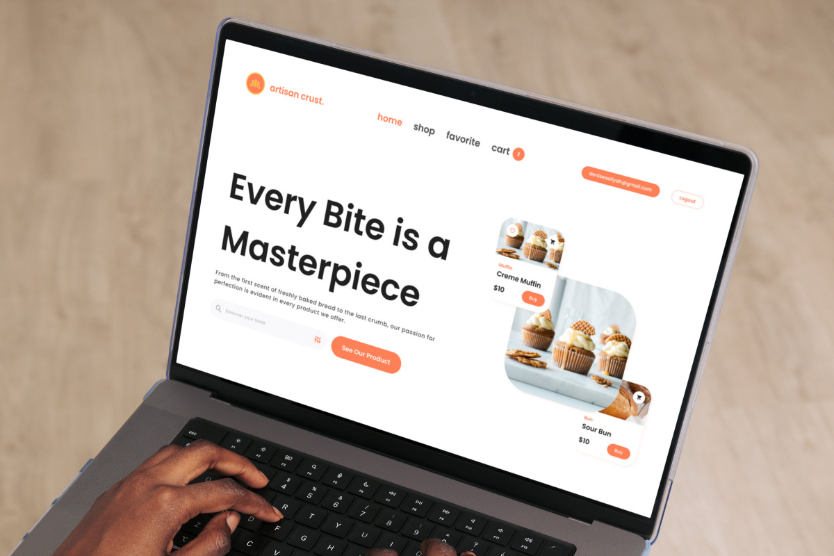 Artisan Crust - Bakery Shop Landing Page Artisan Crust - Bakery Shop Landing Page