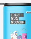 Matte Travel Mug Mockup