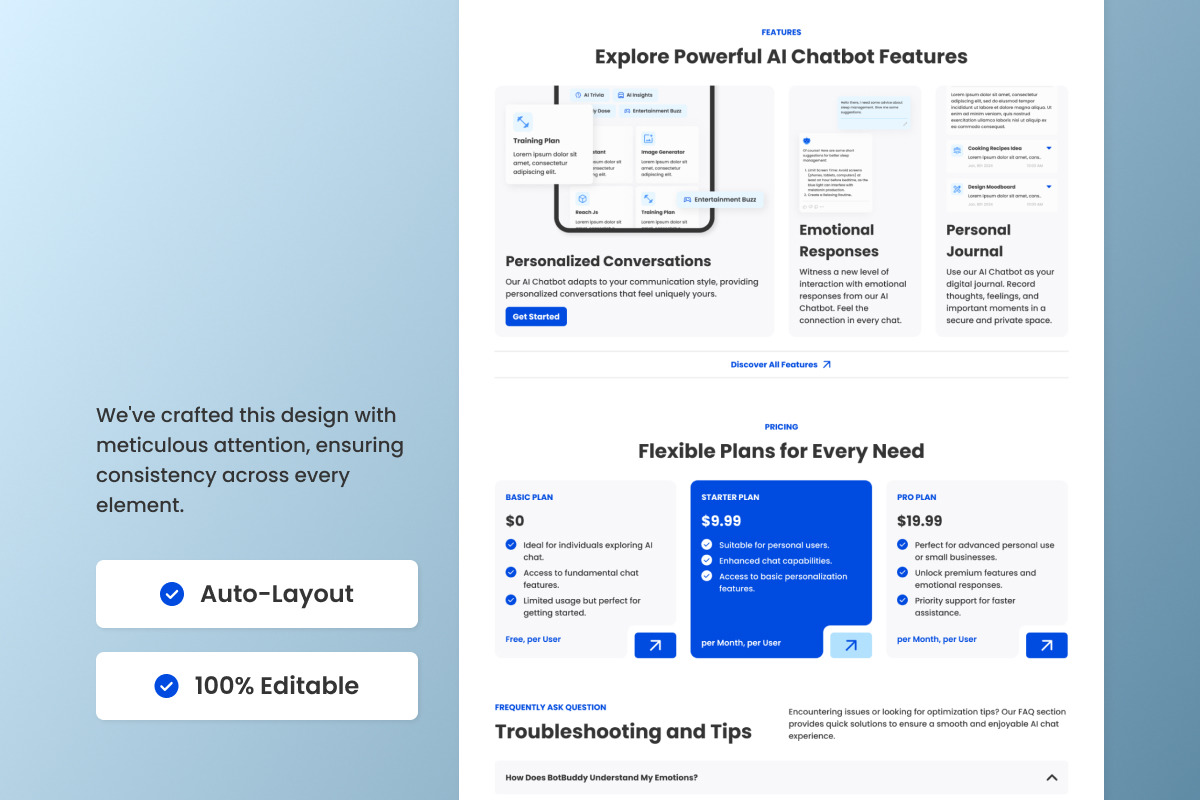 BotBuddy - AI Chatbot Website Landing Page