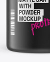 Matte Jar With Powder Mockup