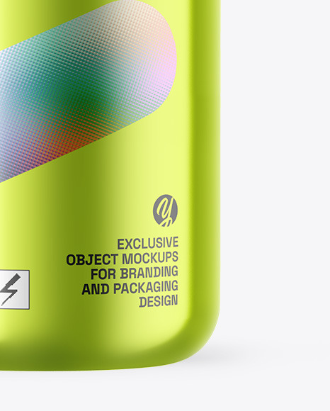 Metallic Sport Bottle Mockup Metallic Sport Bottle Mockup