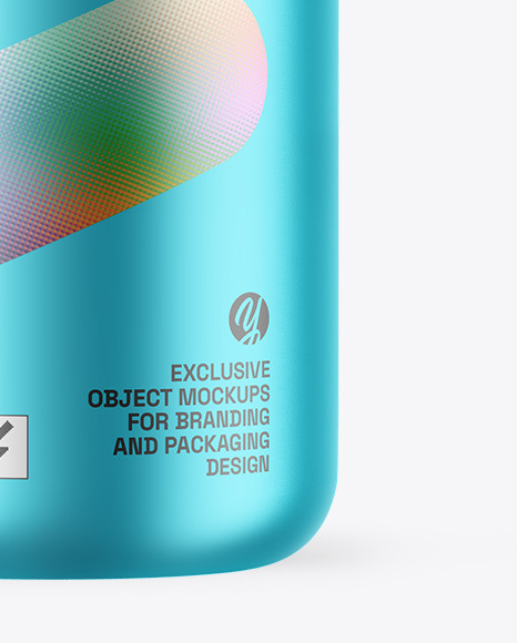 Matte Metallic Sport Bottle Mockup Matte Metallic Sport Bottle Mockup