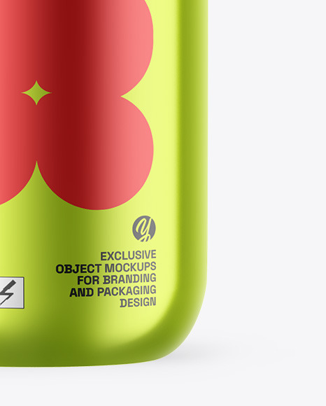 Metallic Sport Bottle Mockup Metallic Sport Bottle Mockup