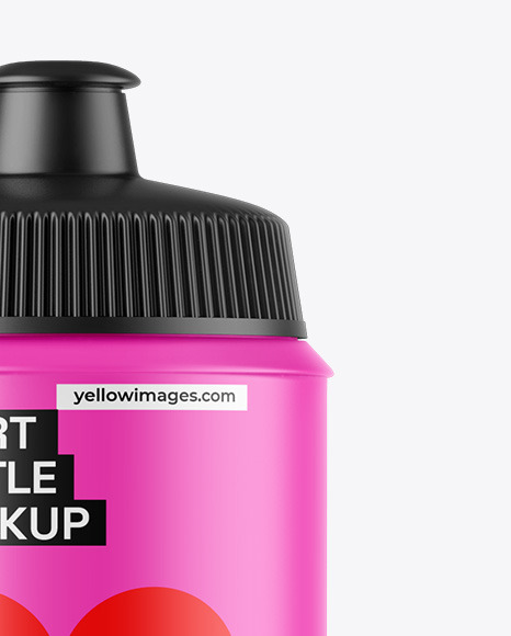 Matte Sport Bottle Mockup Matte Sport Bottle Mockup