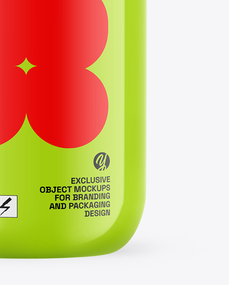 Glossy Sport Bottle Mockup Glossy Sport Bottle Mockup