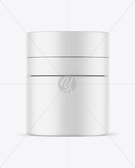 Matte Cosmetic Jar Mockup