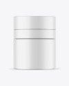 Matte Cosmetic Jar Mockup