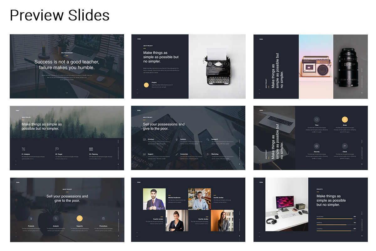 ZUMA - Minimal & Creative Template (Keynote) ZUMA - Minimal & Creative Template (Keynote)