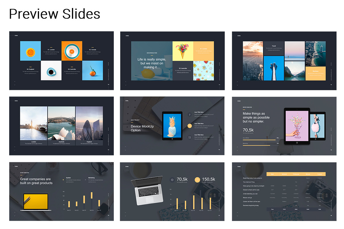 ZUMA - Minimal & Creative Template (Keynote) ZUMA - Minimal & Creative Template (Keynote)