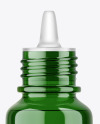 Green Bottle with Dropper Tip Mockup