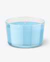 Clear Glass Candle Mockup