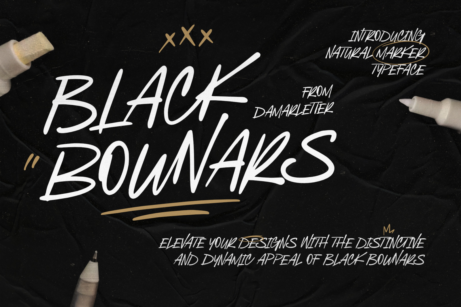 Black Bounars Natural Marker