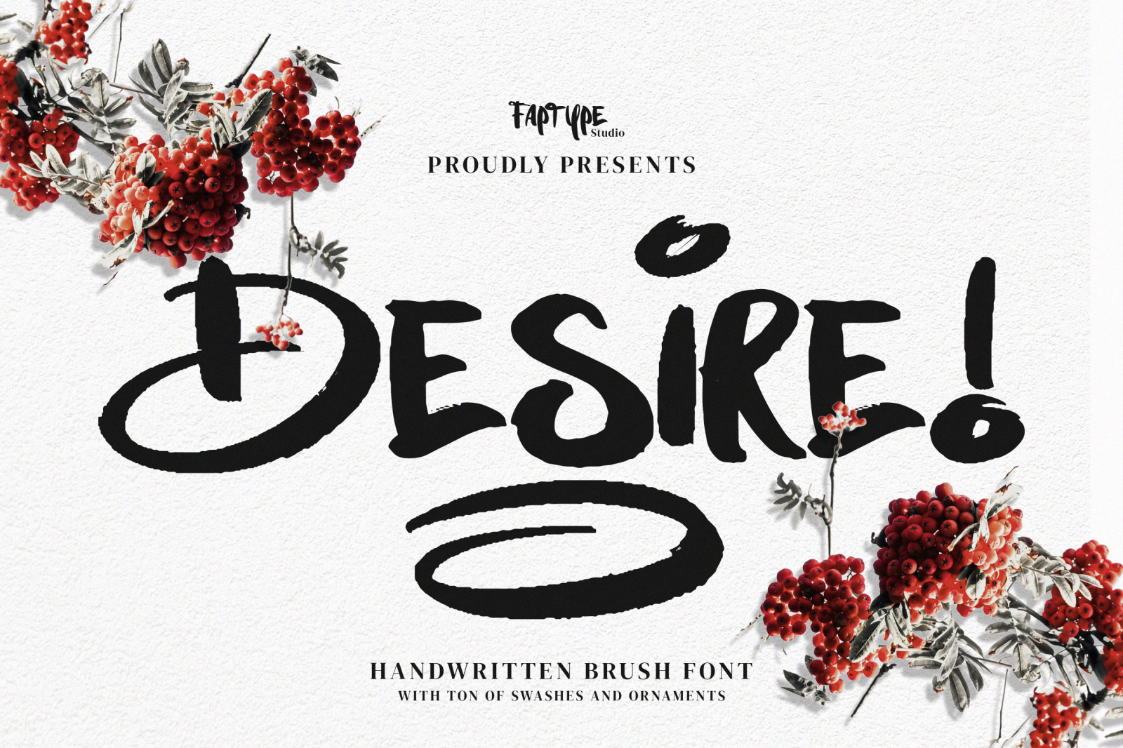 Desire | Handwritten Brush Font