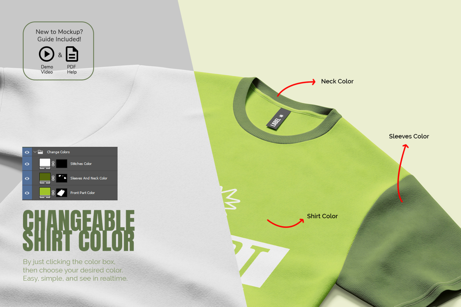 Tshirt Apparel Clothing Editable PSD Mockup Set Tshirt Apparel Clothing Editable PSD Mockup Set