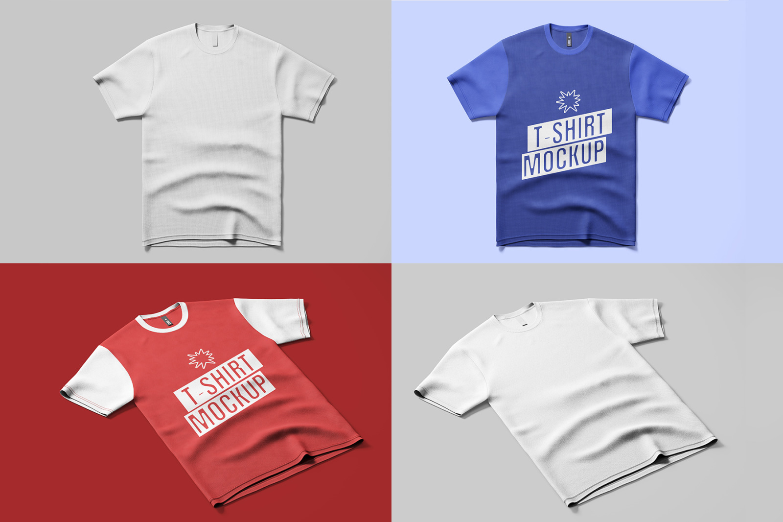 Tshirt Apparel Clothing Editable PSD Mockup Set