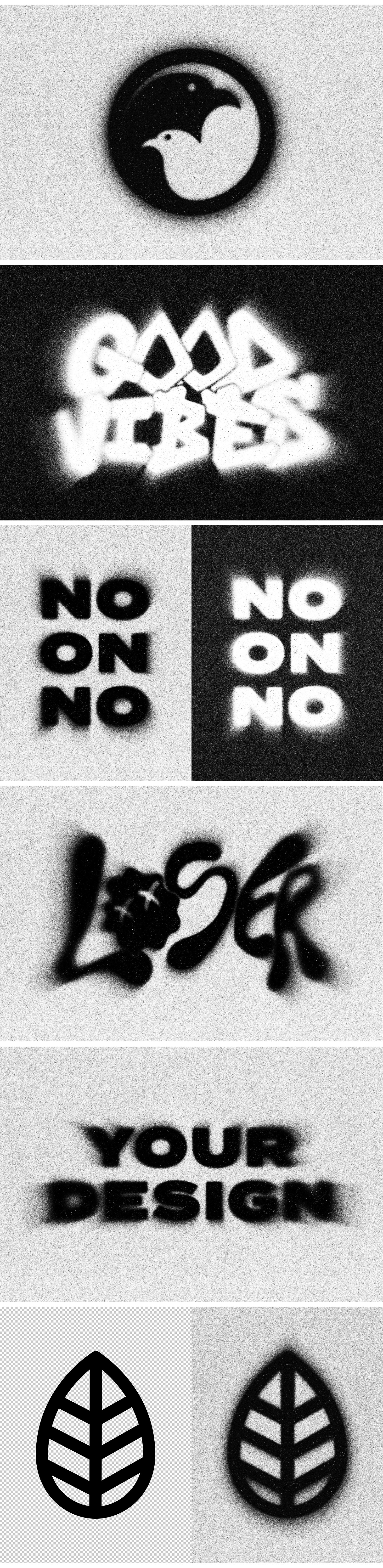 Spray Text & Logo Effect Spray Text & Logo Effect