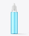 Clear Bottle with Dropper Tip Mockup