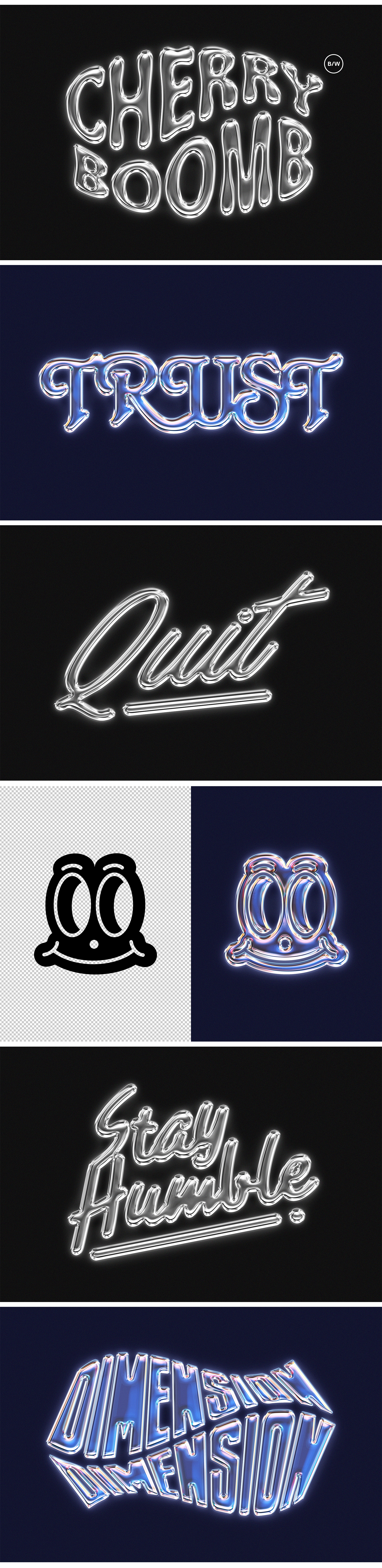 80s Television Chrome Text Effect 80s Television Chrome Text Effect
