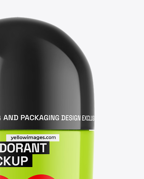 Glossy Deodorant Mockup
