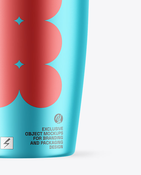 Matte Metallic Deodorant Mockup