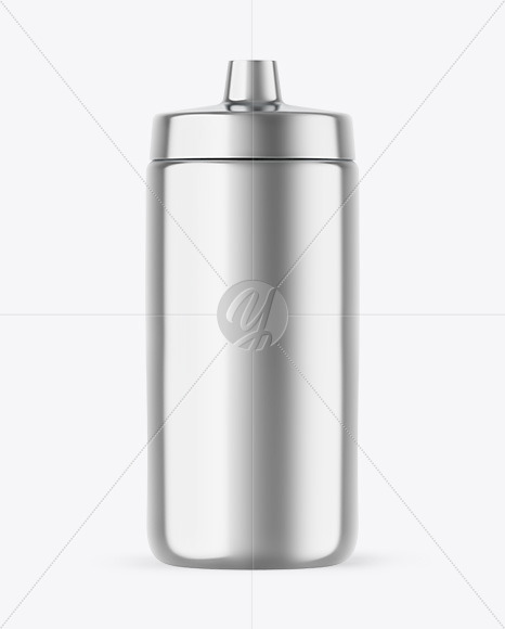 Metallic Sport Bottle Mockup Metallic Sport Bottle Mockup