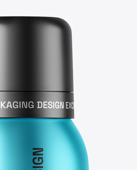 Matte Metallic Deodorant Mockup