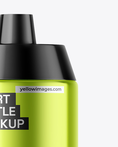 Metallic Sport Bottle Mockup Metallic Sport Bottle Mockup