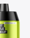 Metallic Sport Bottle Mockup Metallic Sport Bottle Mockup