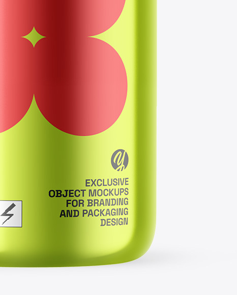 Metallic Sport Bottle Mockup Metallic Sport Bottle Mockup