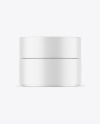 Matte Cosmetic Jar Mockup