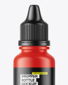 Matte Bottle with Dropper Tip Mockup