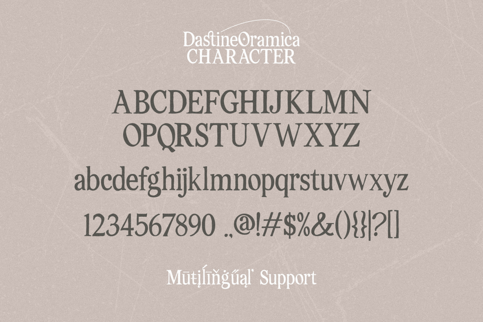 Dastine Oramica - Organic Serif Dastine Oramica - Organic Serif