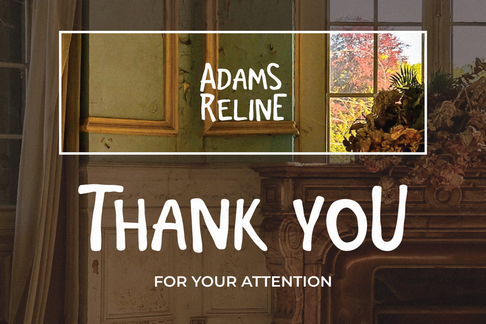 Adams Reline - Organic Handwritten Adams Reline - Organic Handwritten